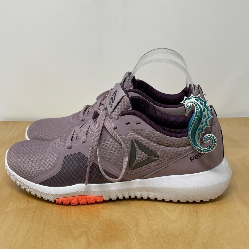 Reebok Flexagon Force D Cross Trainer Running Shoes Lilac Fog/Urban Violet Sz 9